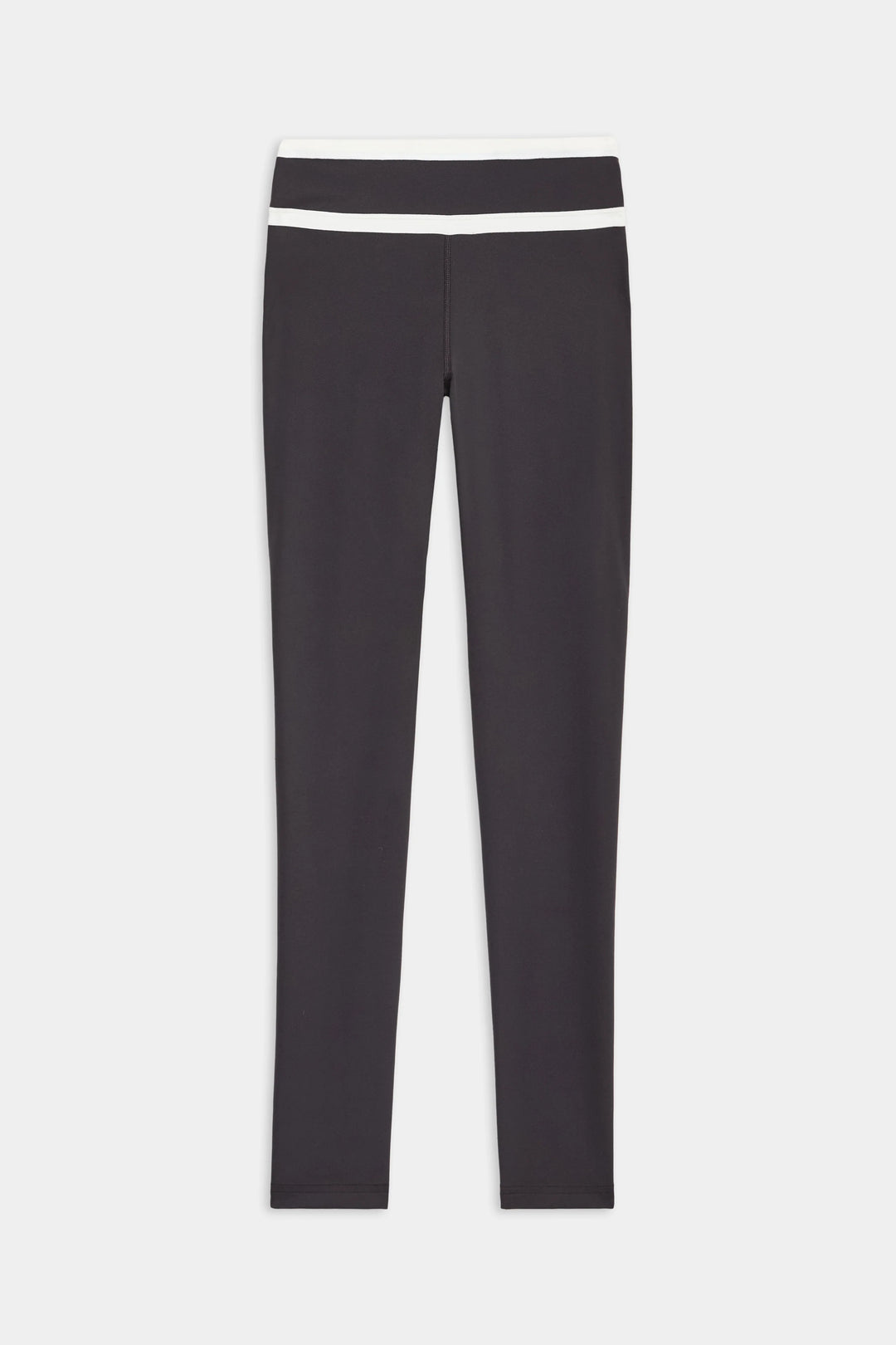 Mason High Waist Rigor Full Length 28" Legging - Graphite/White