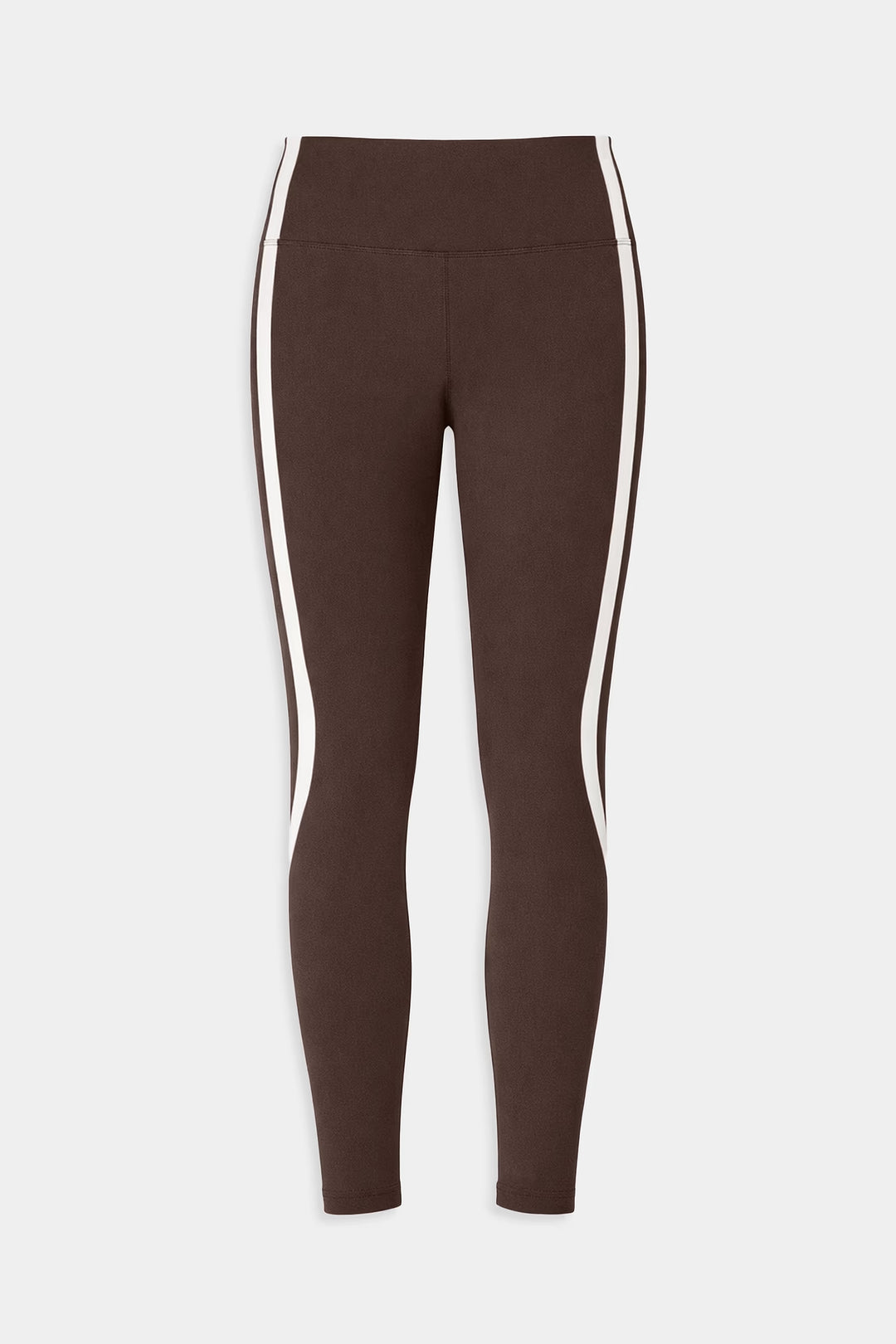 Bianca High Waist Rigor 7/8 Legging - Dark Chocolate/White
