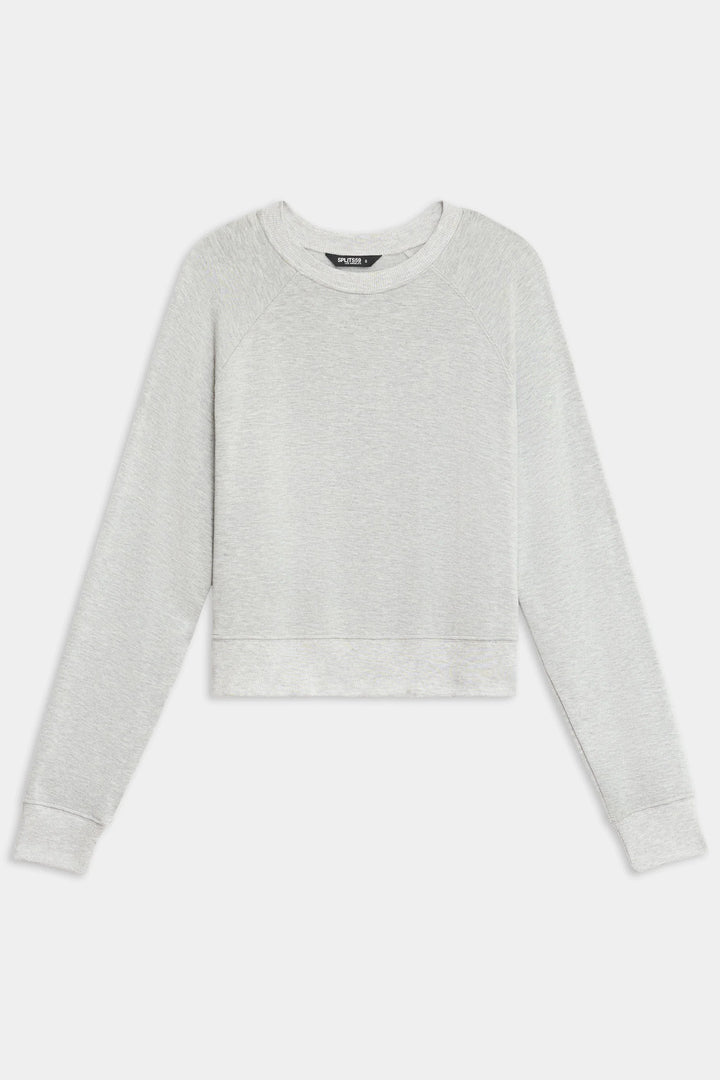 Brooks Fleece Long Sleeve Sweatshirt - Heather Grey