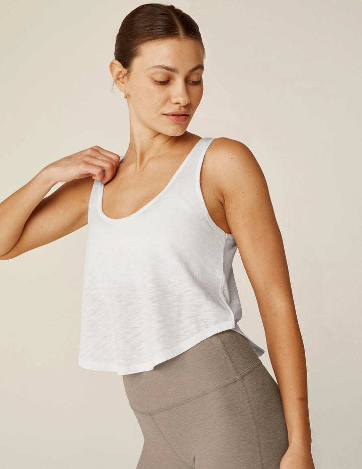 Well Traveled Tank - White