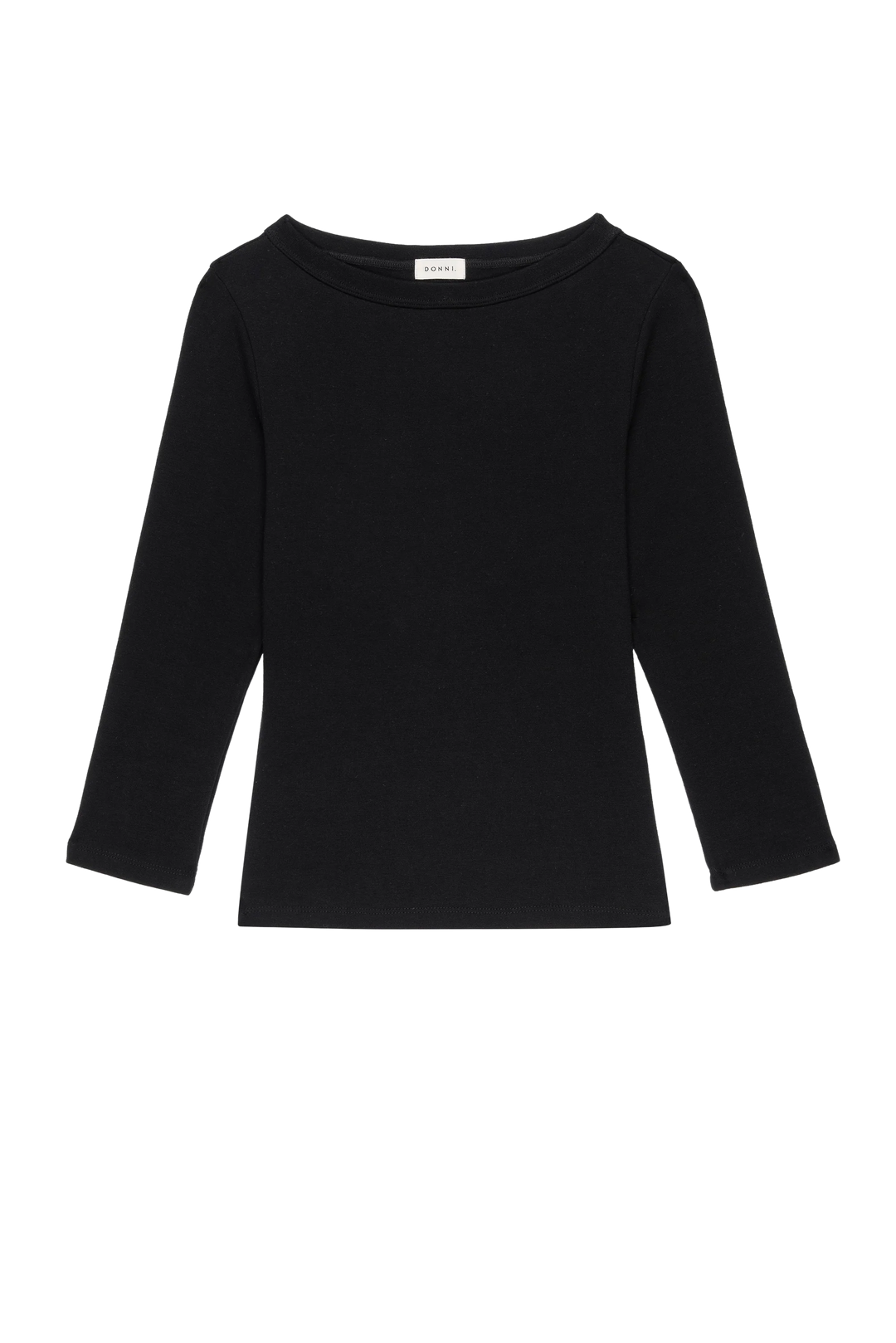 The Jersey Relaxed Boatneck - Jet
