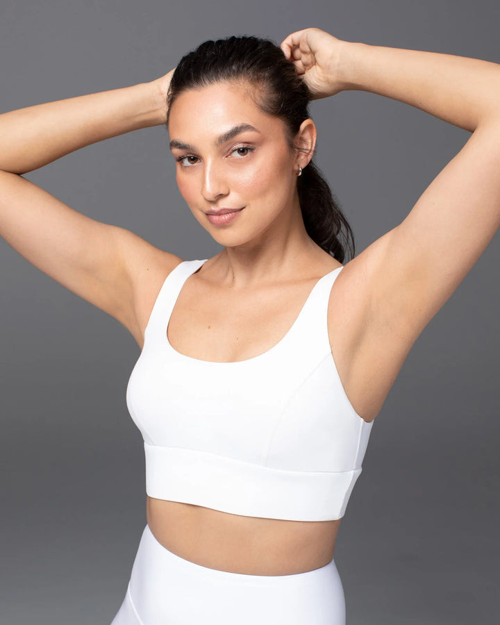 Basal Longline Bra - White