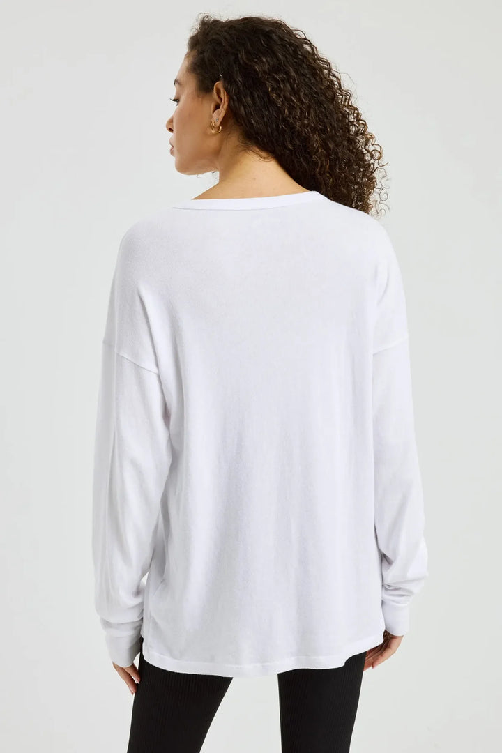 Boyfriend Long Sleeve - White