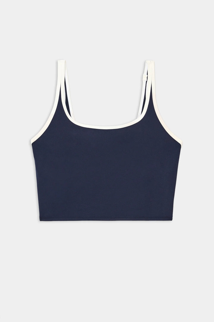 Cait Rigor Bralette - Indigo/White