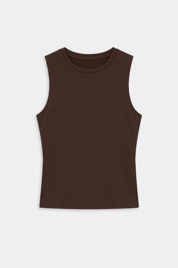Carter Airweight Lite Tank - Dark Chocolate
