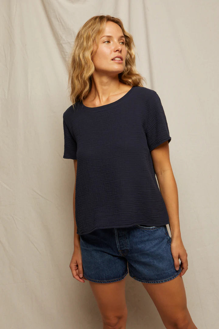 Charlotte Tee - Navy