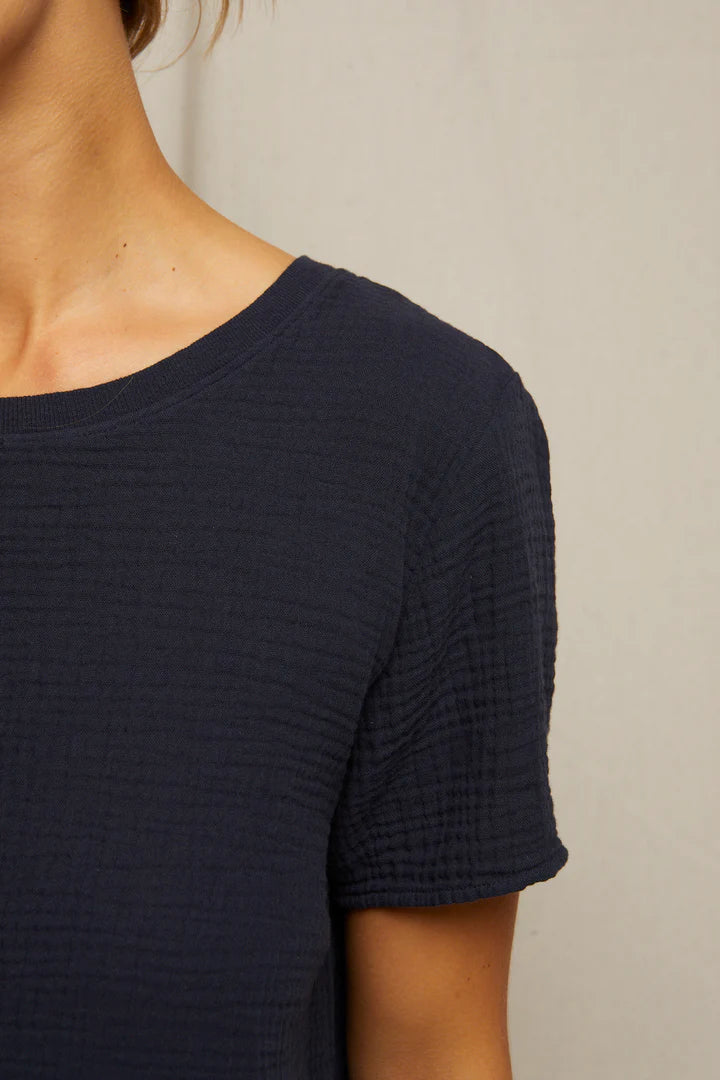 Charlotte Tee - Navy
