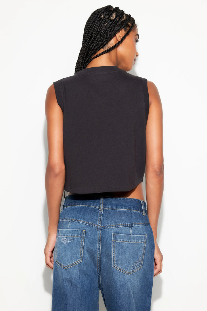 Love Crawford Crop Tank - Black