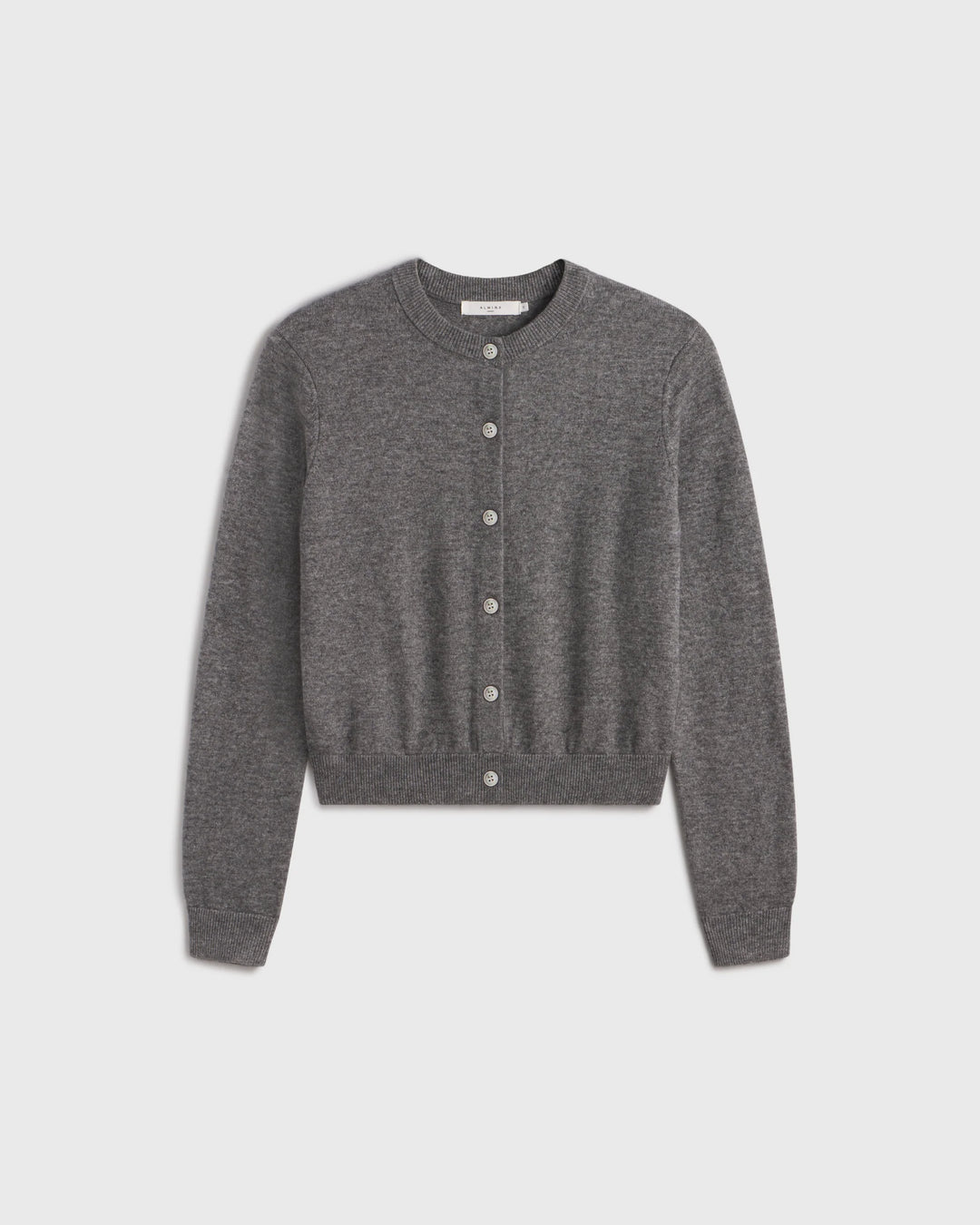 Classic Crew Wool Cardigan - Grey