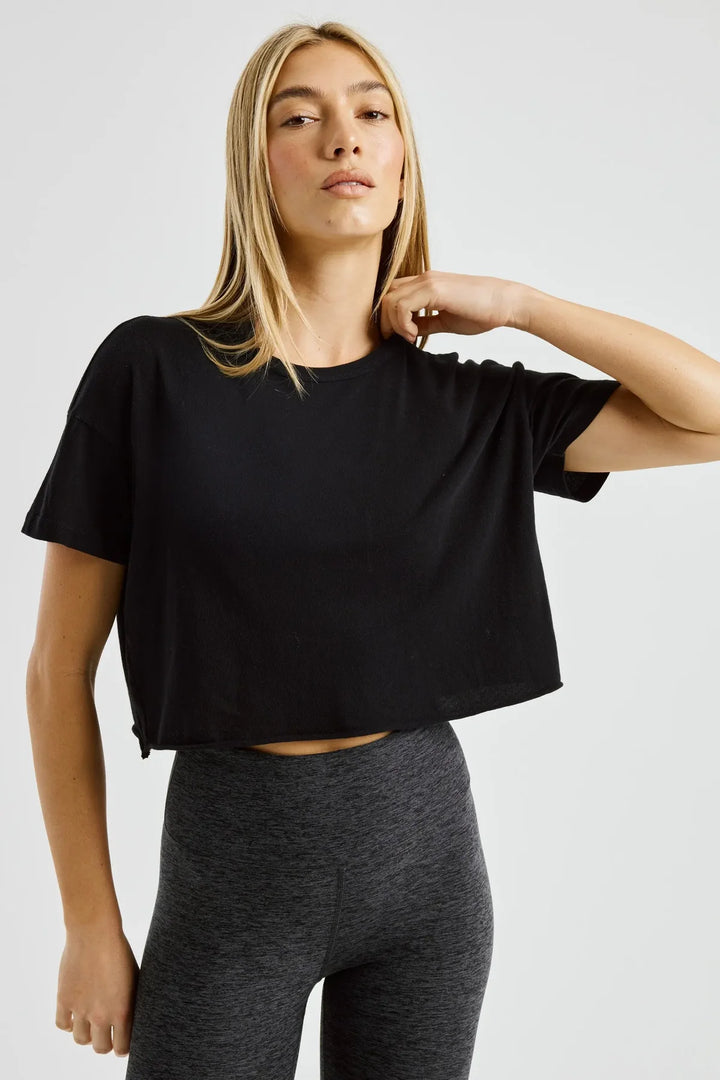 Crop Tee - Black