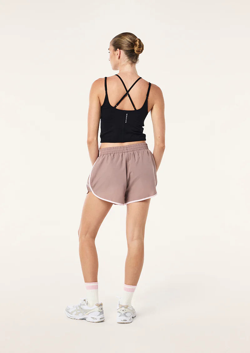 Distortion Tank - Black/Chalk Pink