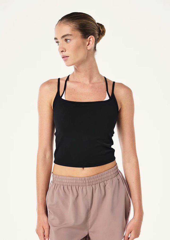 Distortion Tank - Black/Chalk Pink