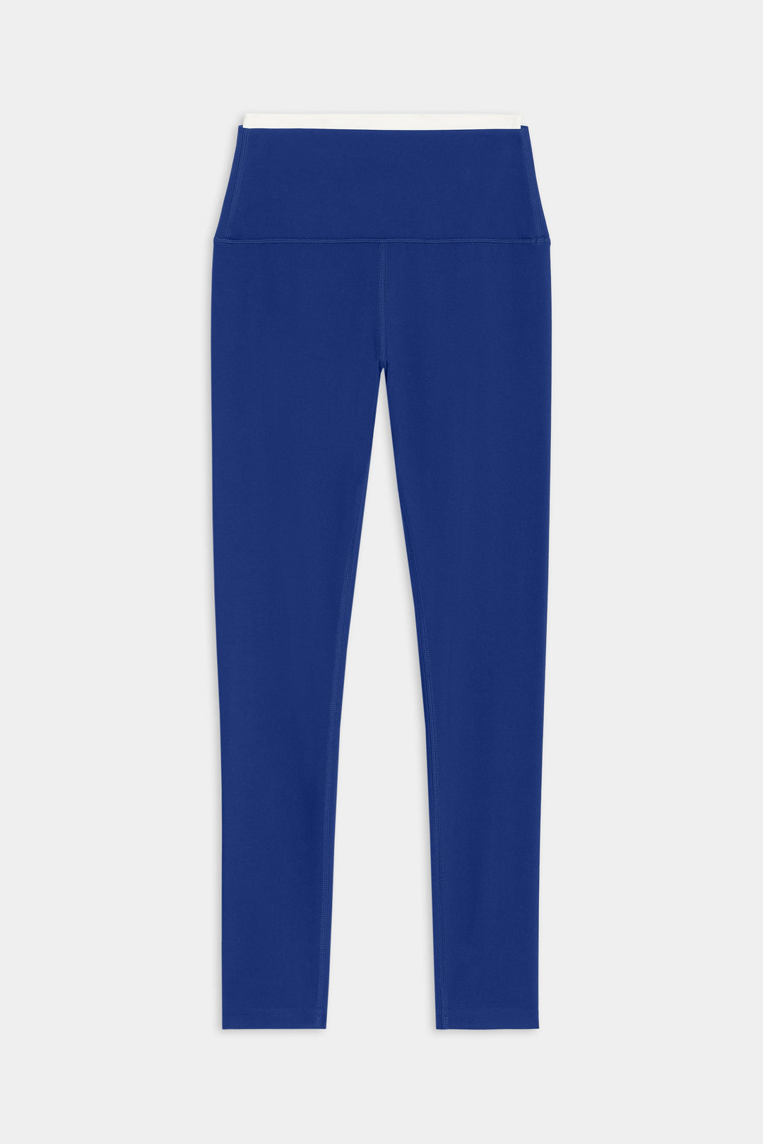 Dual High Waist Airweight 7/8 - Cobalt/White