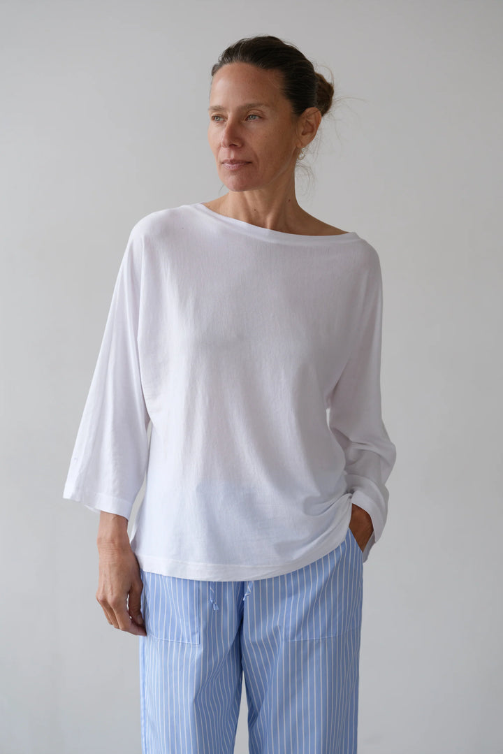 The Jersey Relaxed Boatneck - Powder
