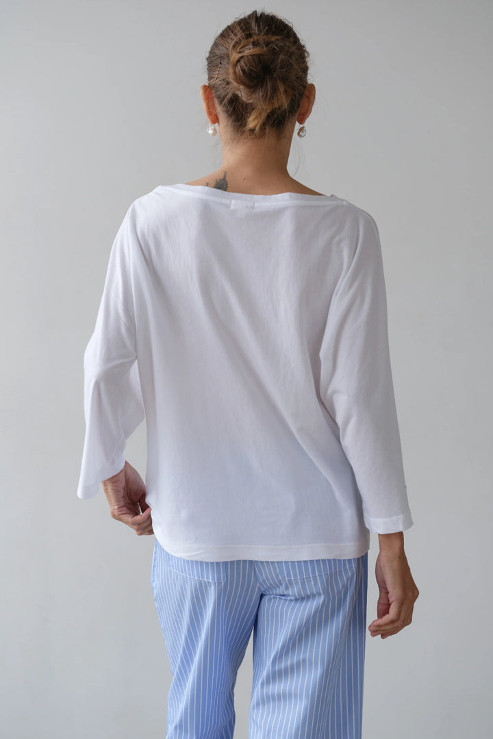 The Jersey Relaxed Boatneck - Powder