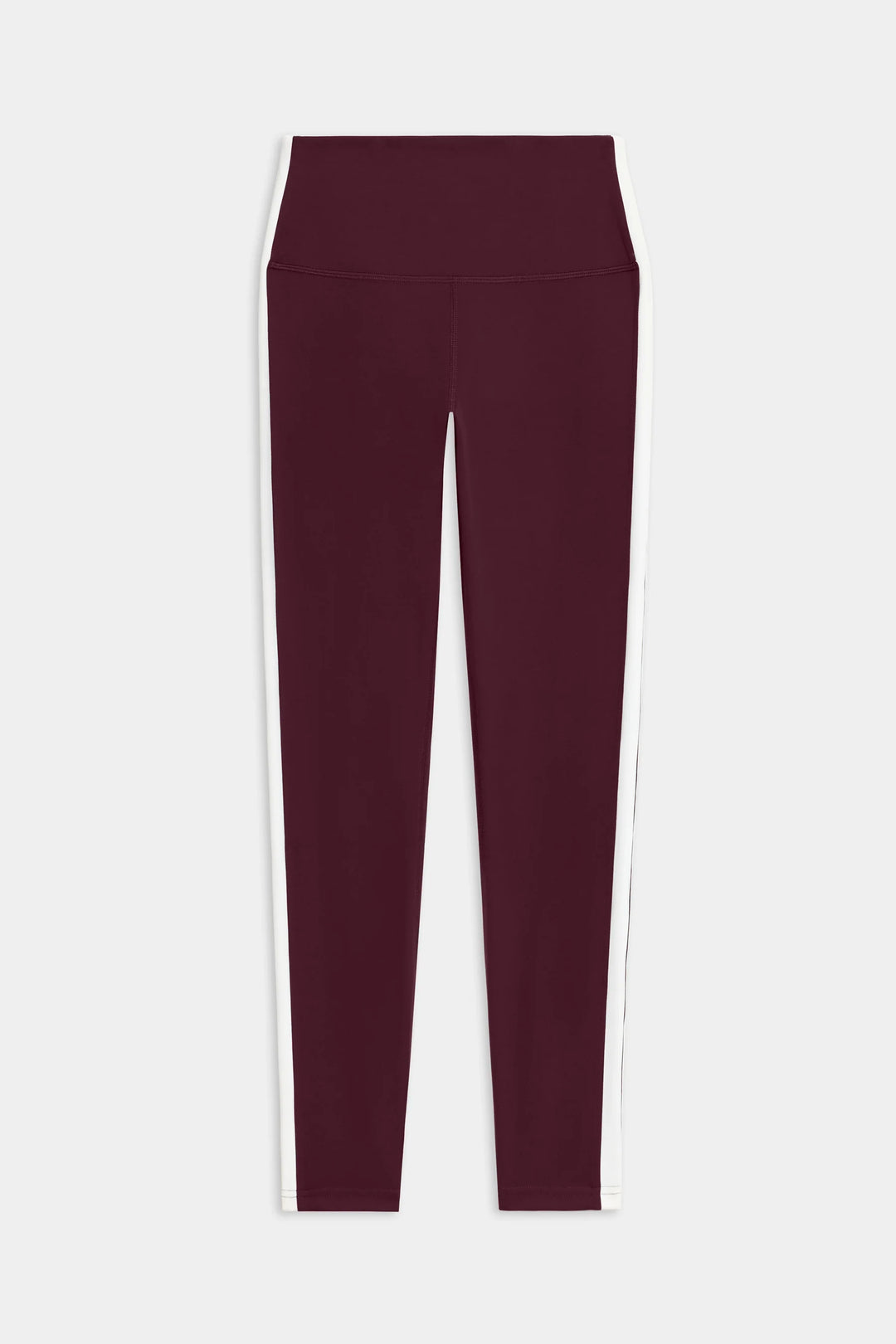 Clare High Waist Rigor 7/8 Legging - Dark Cherry/Creme