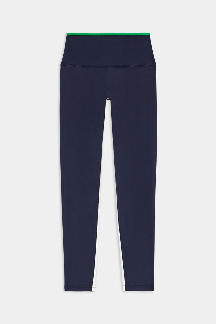Easton Rigor High Waist 7/8 Legging - Indigo/Grass
