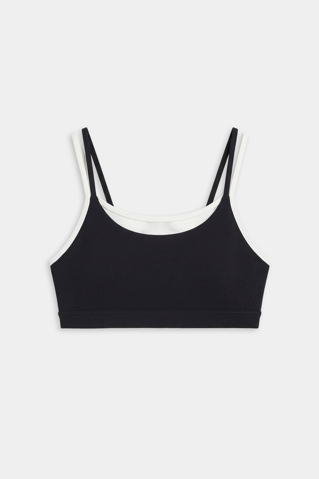 Elliah Airweight Double Layer Bra - Black/White
