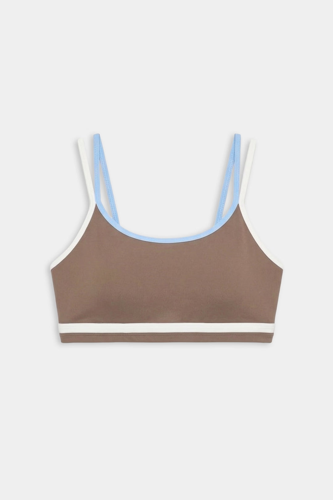 Eva Rigor Double Strap Bra - Lentil/White