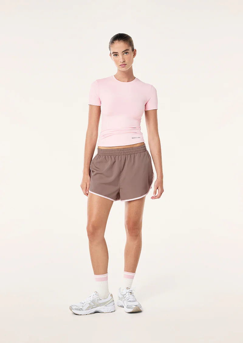 Foundation Short Sleeve Tee - Chalk Pink