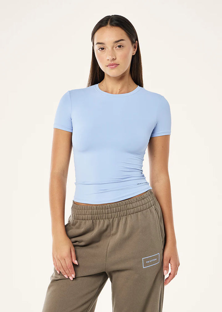 Foundation Short Sleeve Tee - Dusty Blue