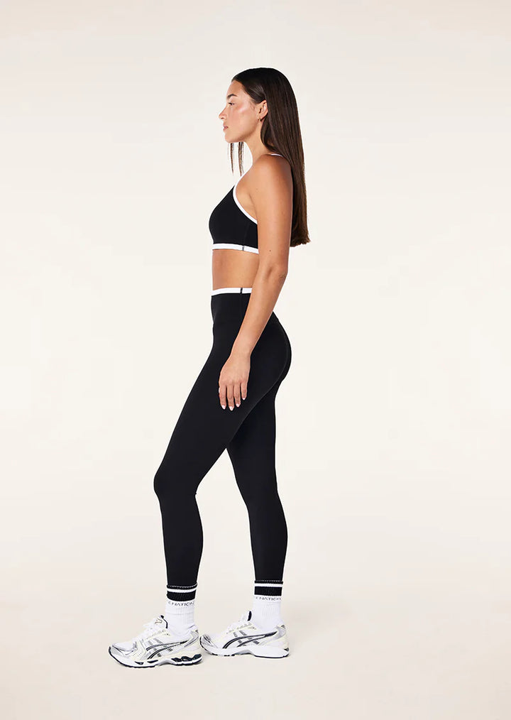 Fundamental Sports Bra - Black/Optic White