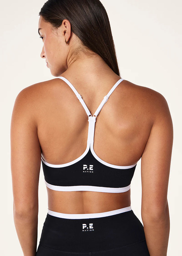 Fundamental Sports Bra - Black/Optic White