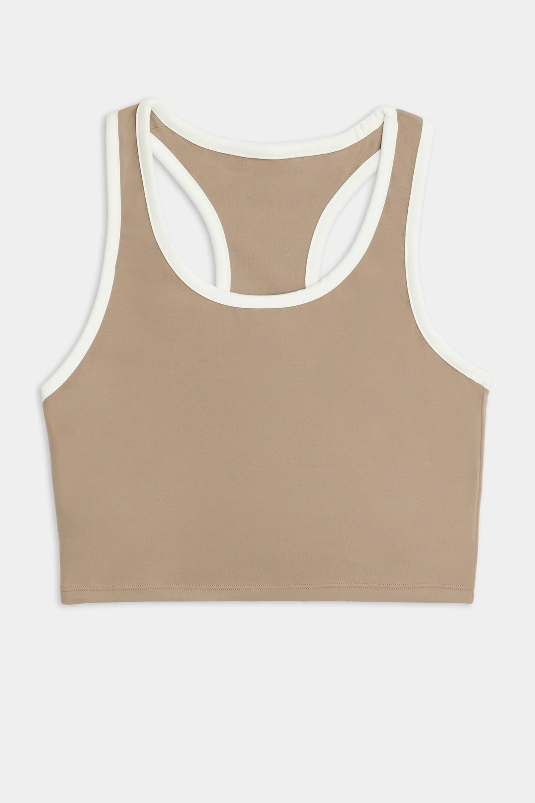 Amber Airweight Bralette - Latte/White