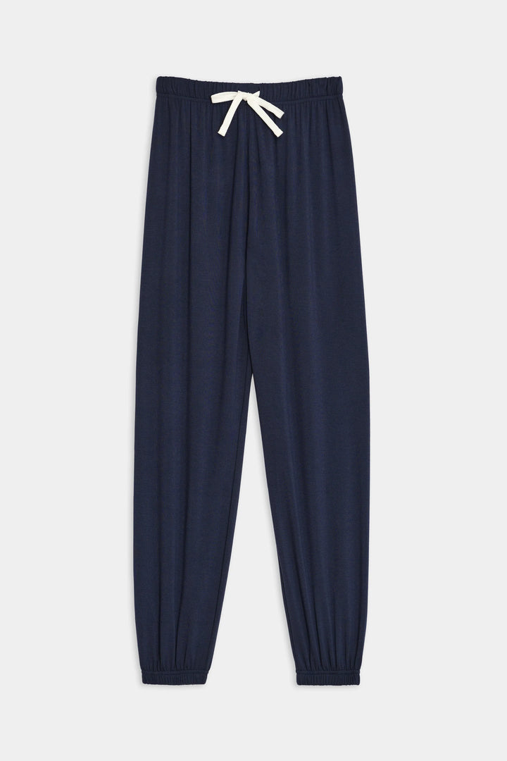 Andie Oversized Fleece Sweatpant - Indigo