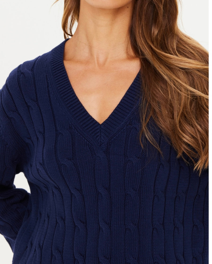 Seymour Knot Sweater - Navy