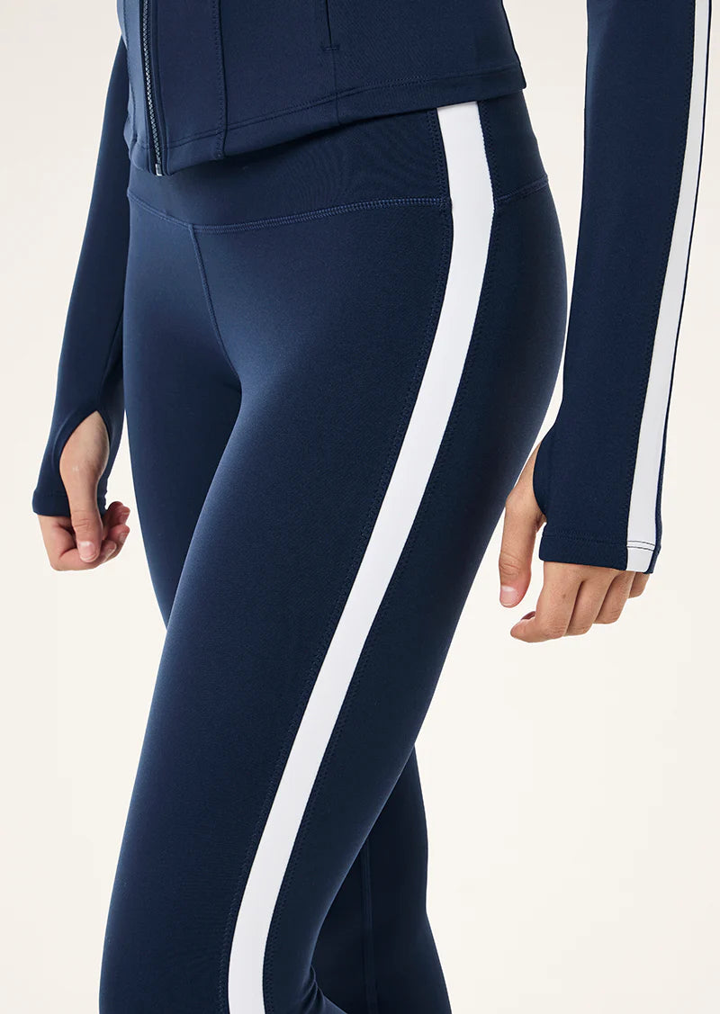 Highgate Full Length Legging - Navy/Optic White