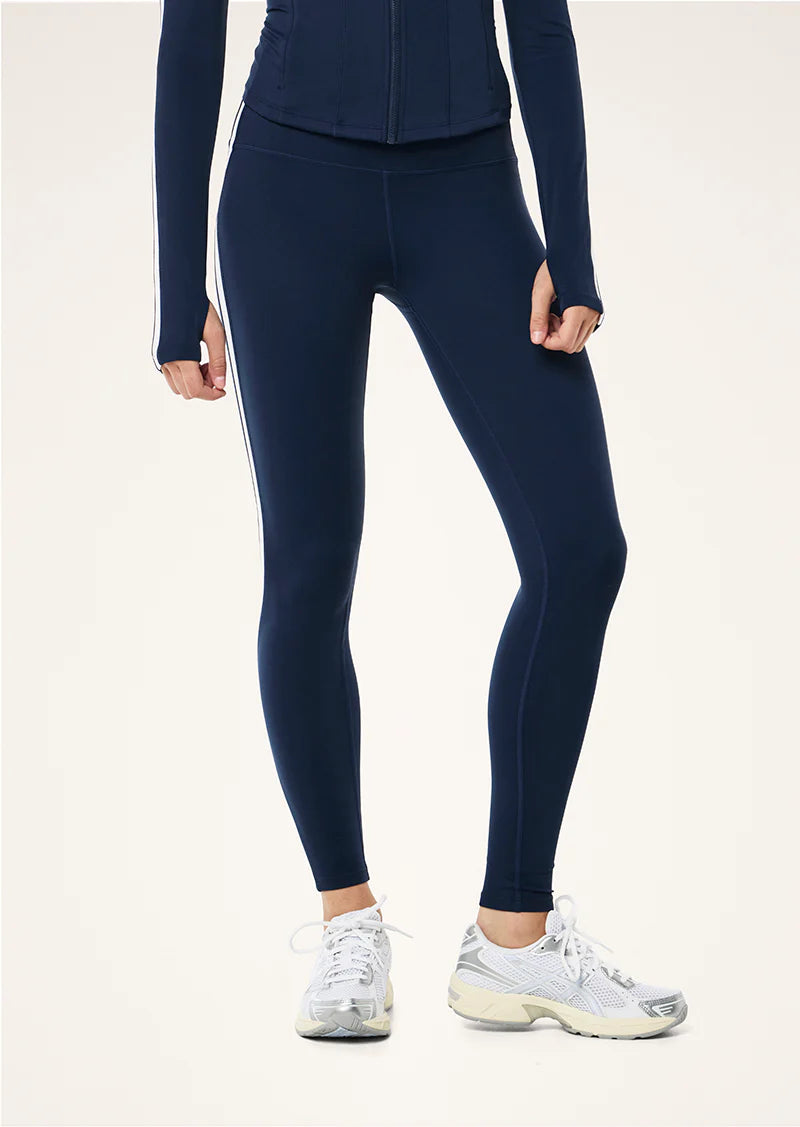 Highgate Full Length Legging - Navy/Optic White