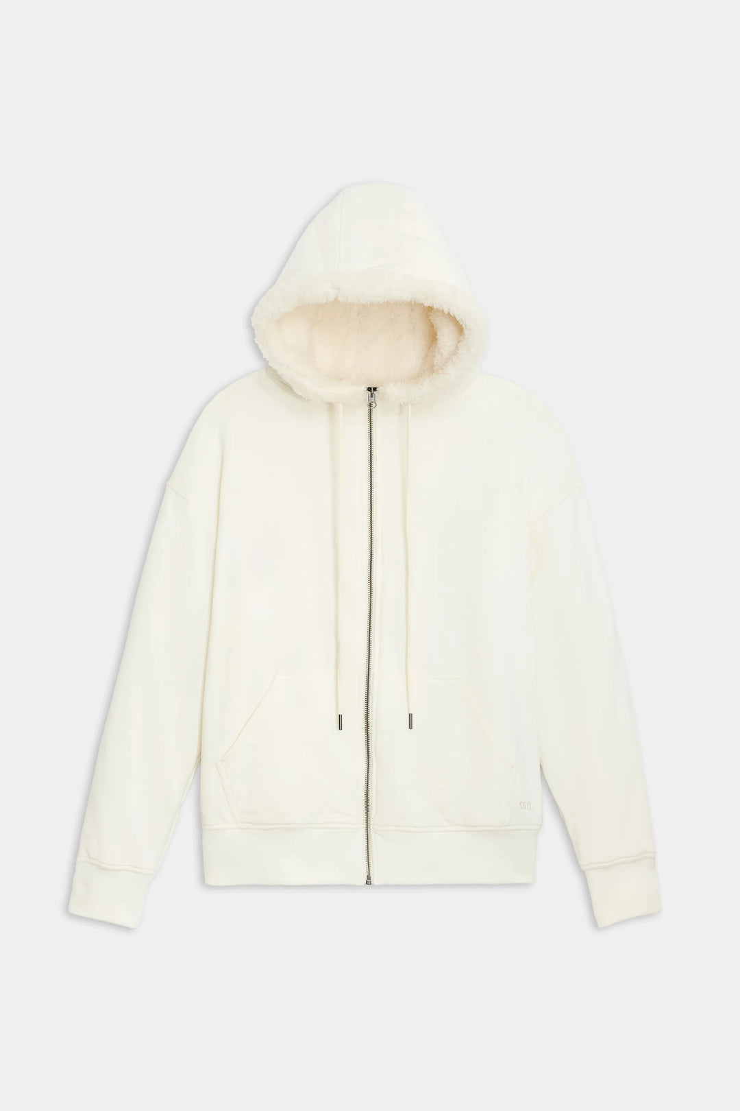 Lynx French Terry Sherpa Hoodie - Creme