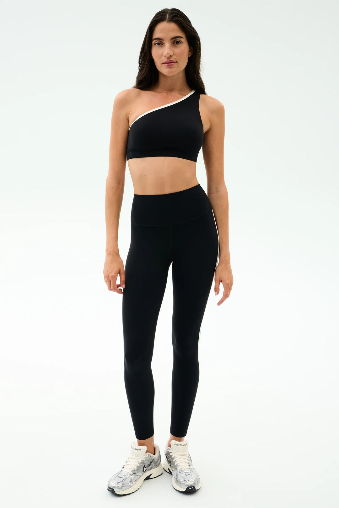 Amber Airweight High Waist 7/8 Legging - Black/White