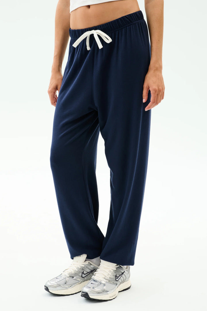 Andie Oversized Fleece Sweatpant - Indigo
