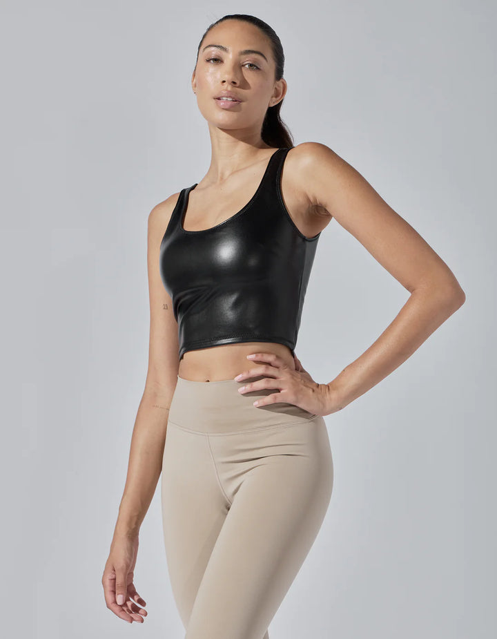 Leather Tank - Black