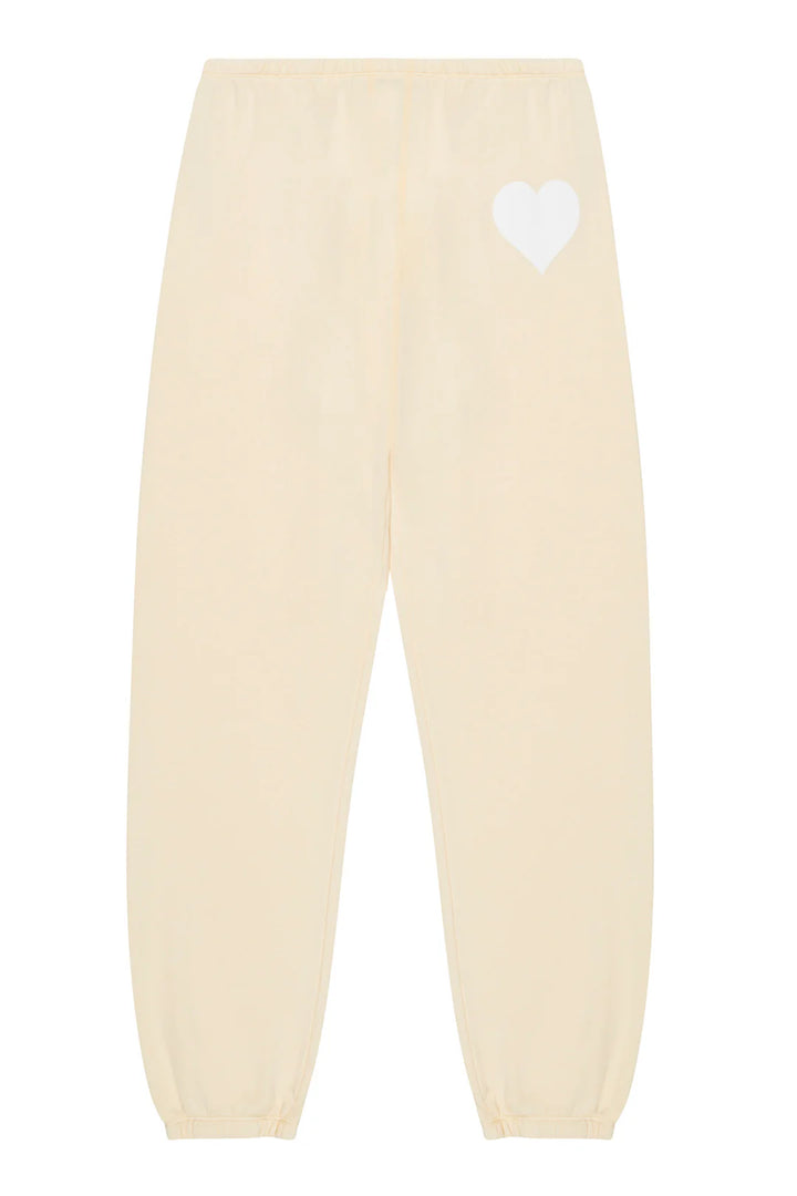 Heart Sweatpant - Butter
