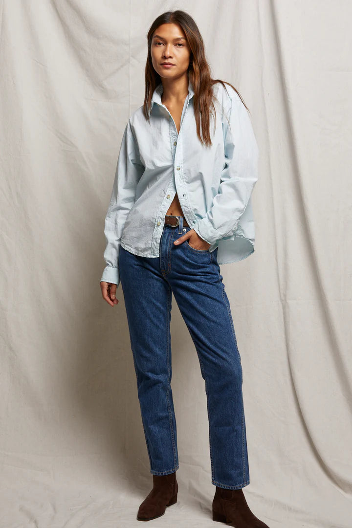James Button Down - Iced Aqua