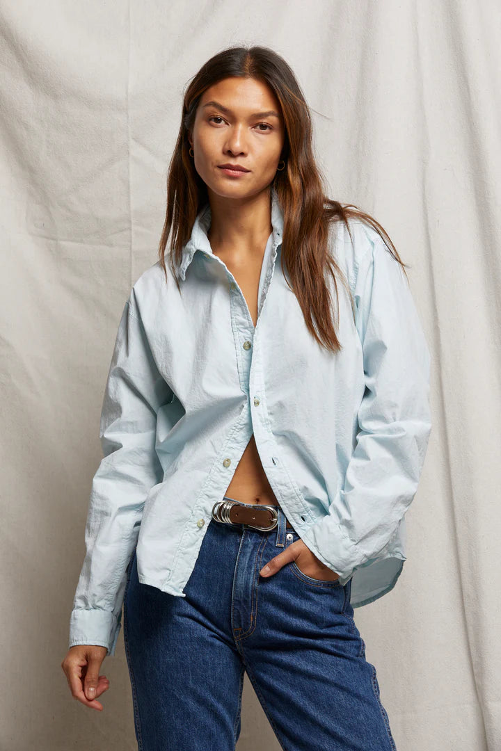 James Button Down - Iced Aqua