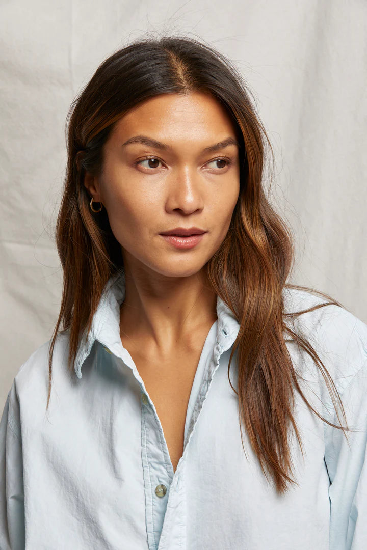 James Button Down - Iced Aqua