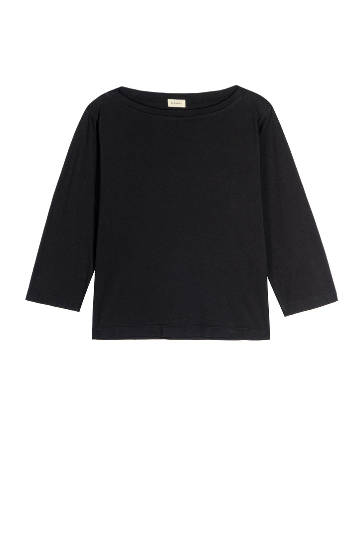 The Jersey Relaxed Boatneck - Jet