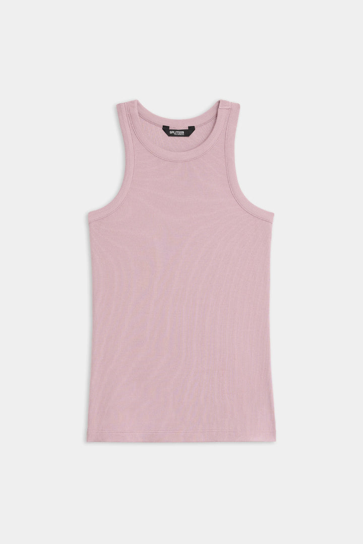 Kiki Rib Tank - Blush
