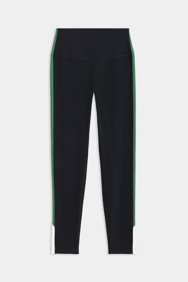 Layla Airweight High Waist 7/8 Legging - Black/Arugula