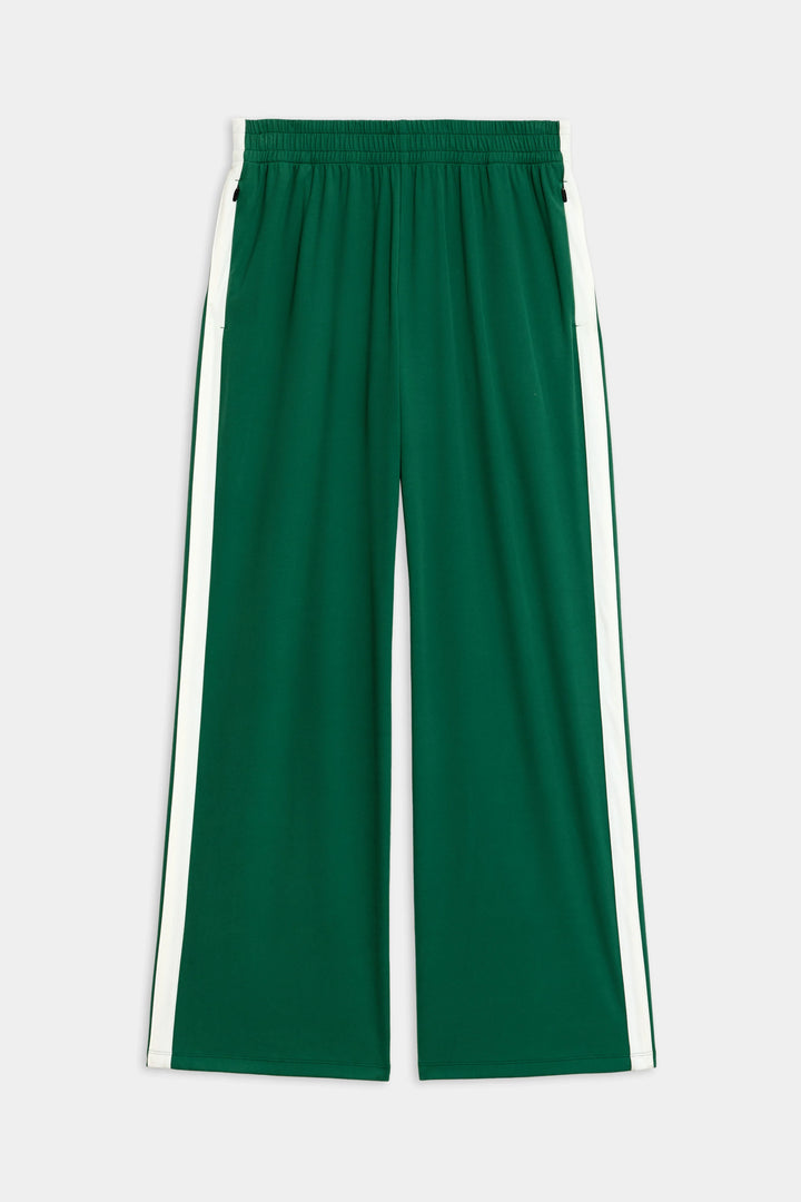 Maxie Rigor Track Pant - Arugula/White