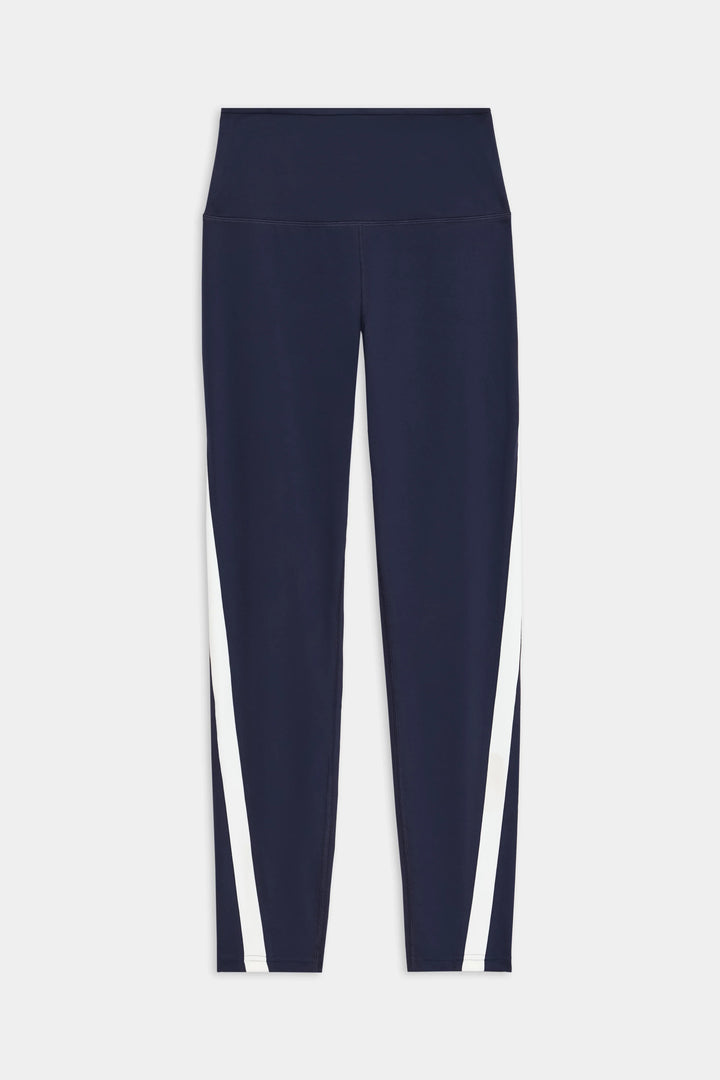 Miles High Waist Rigor 7/8 Legging - Indigo/White