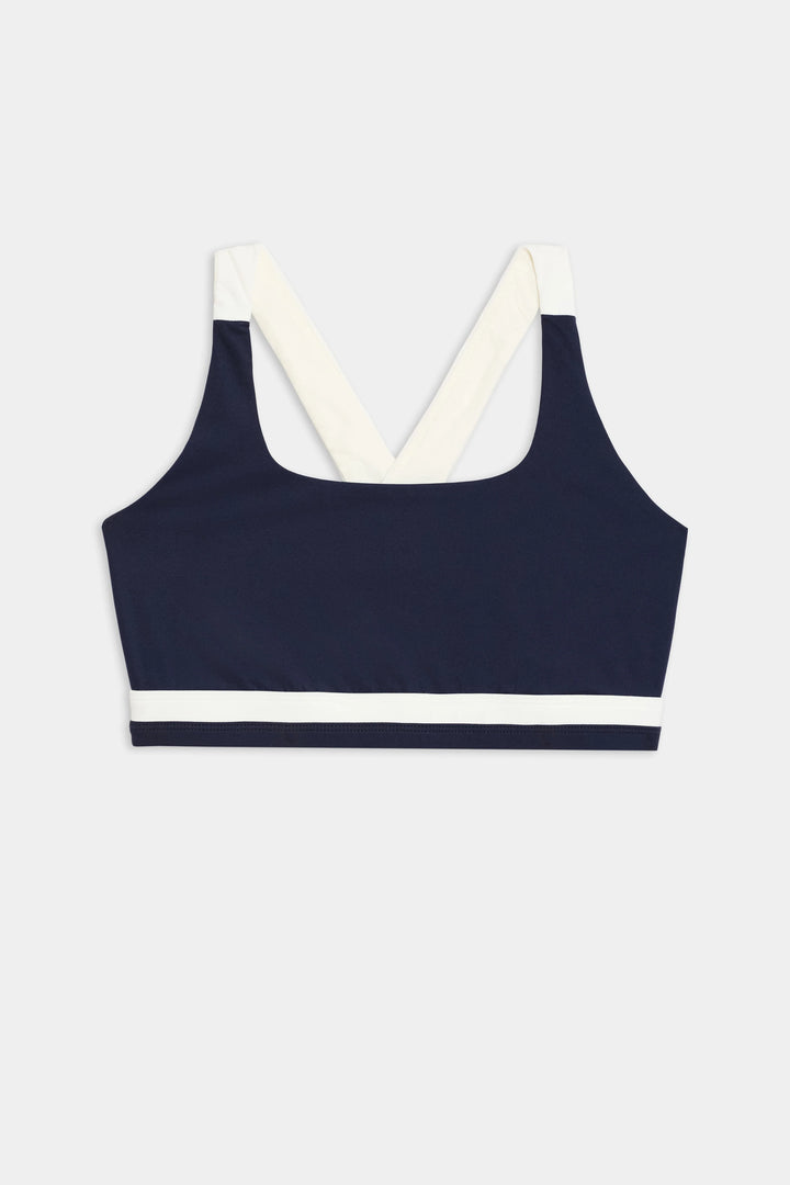Miles Rigor Bra - Indigo/White