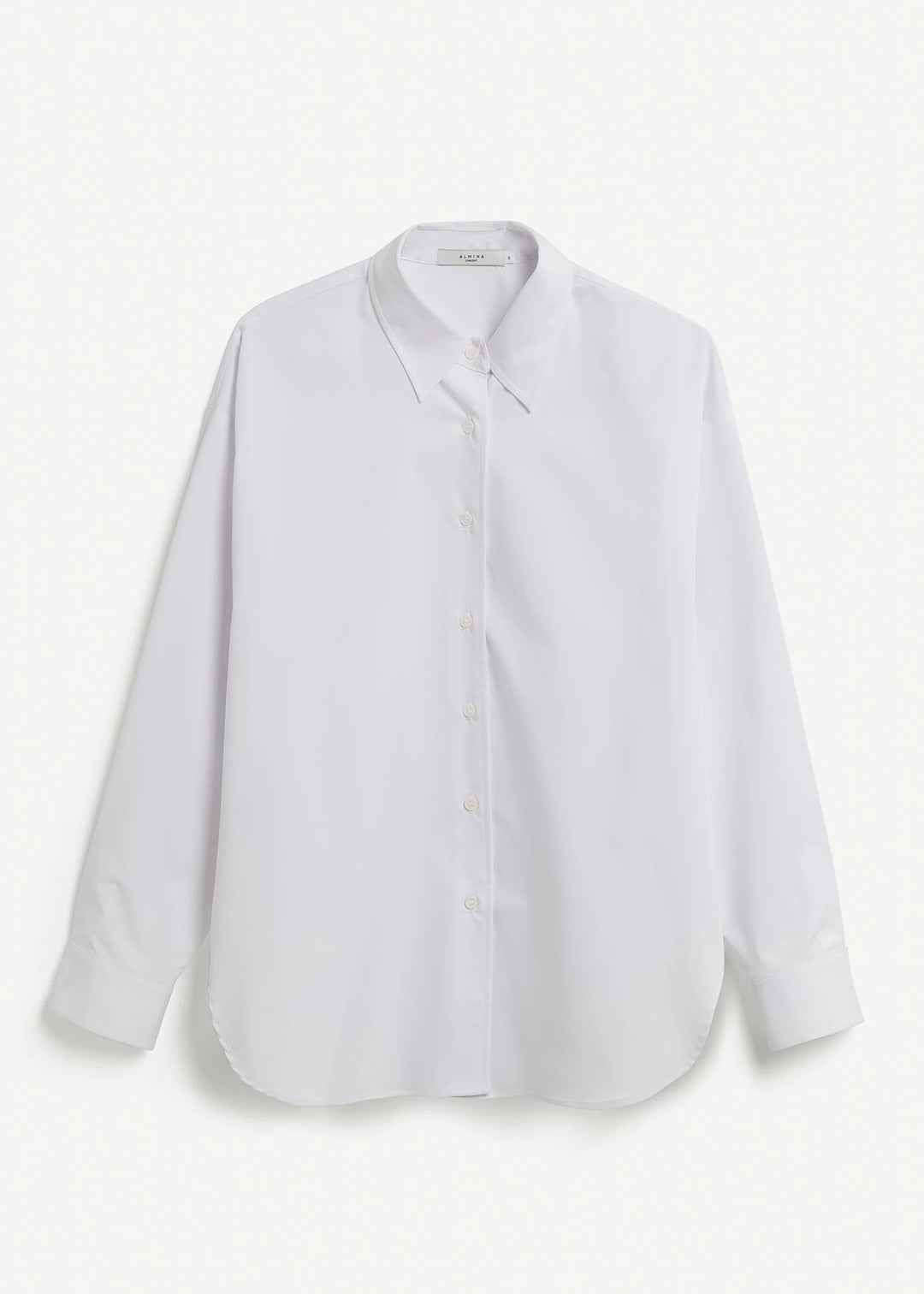 Oversized Cotton Shirt - White