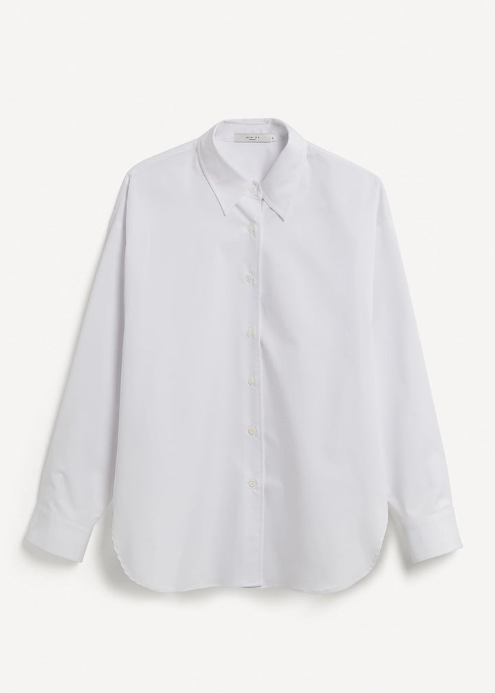 Oversized Cotton Shirt - White