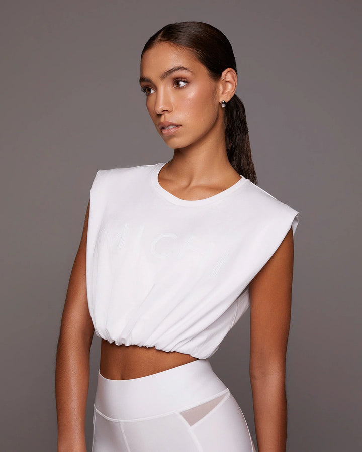 Pacific Crop Top - White