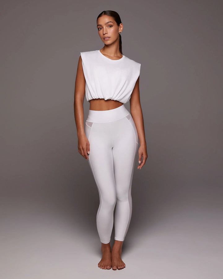 Pacific Crop Top - White